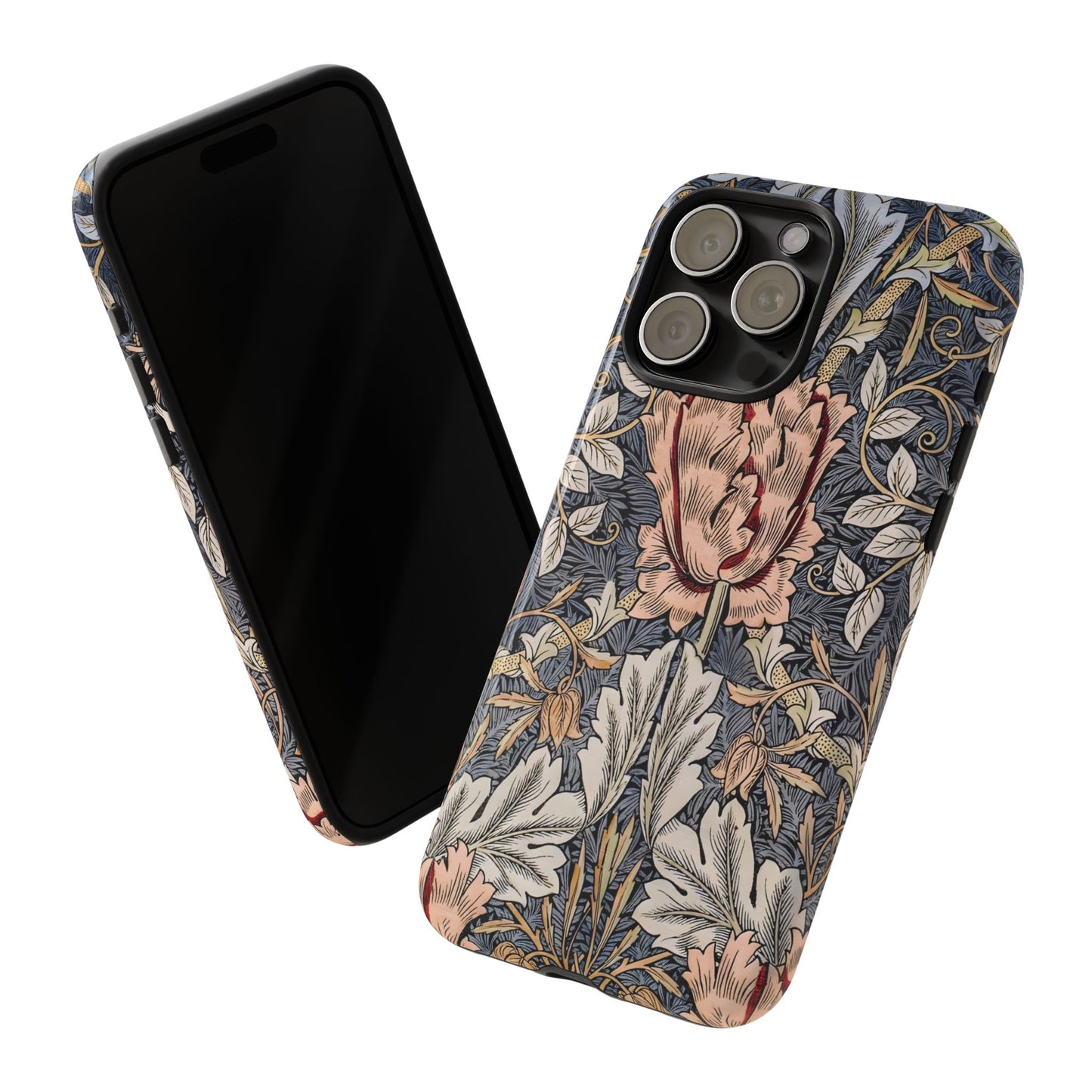 Floral Phone Case, Tough Cases for Stylish Protection, Flower Design, Gift for Her, Phone Accessories, Trendy Mobile Covers