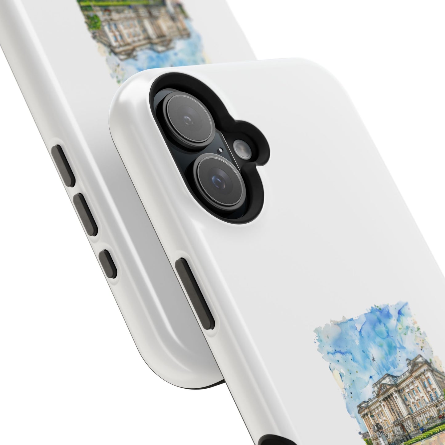 Artistic Magnetic Phone Case, Custom Tough Case, Unique Phone Cover, Gift for Travelers, Landscape Design, Protective Case