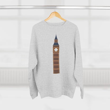 Unisex Crewneck Sweatshirt - Iconic Big Ben Clock Tower