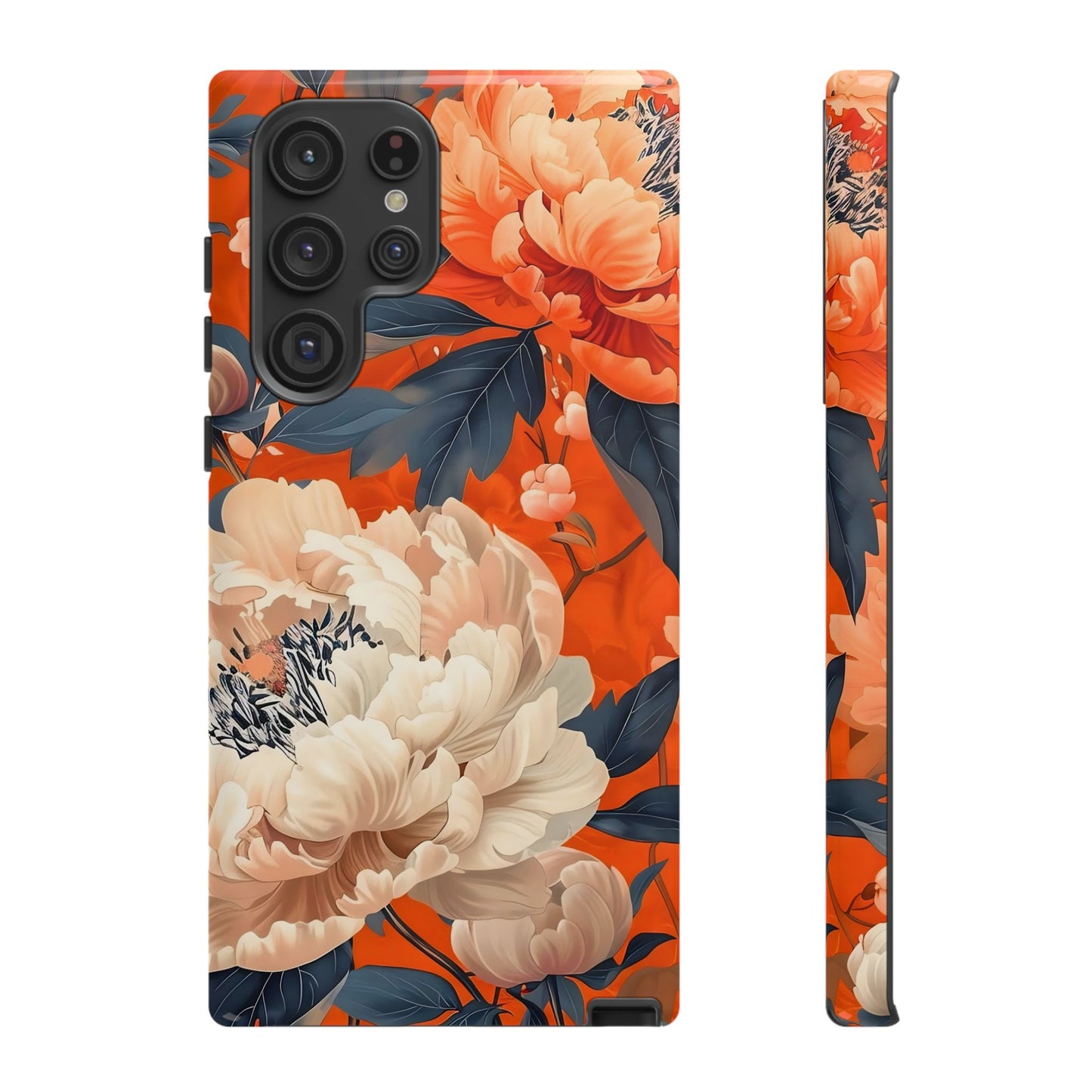 Floral Tough Case, Durable Floral Phone Case, Stylish Protection Case, Gift for Her, Spring Accessories, Mother’s Day Gift