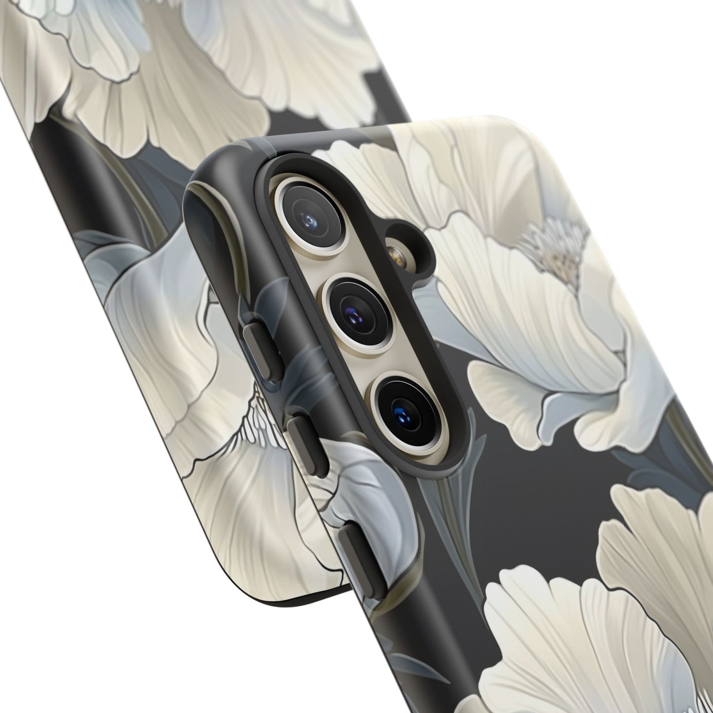 Floral Phone Case, Tough Cases for Women, Stylish Phone Cover, Floral Design Phone Protector, Nature Inspired Tech Accessories