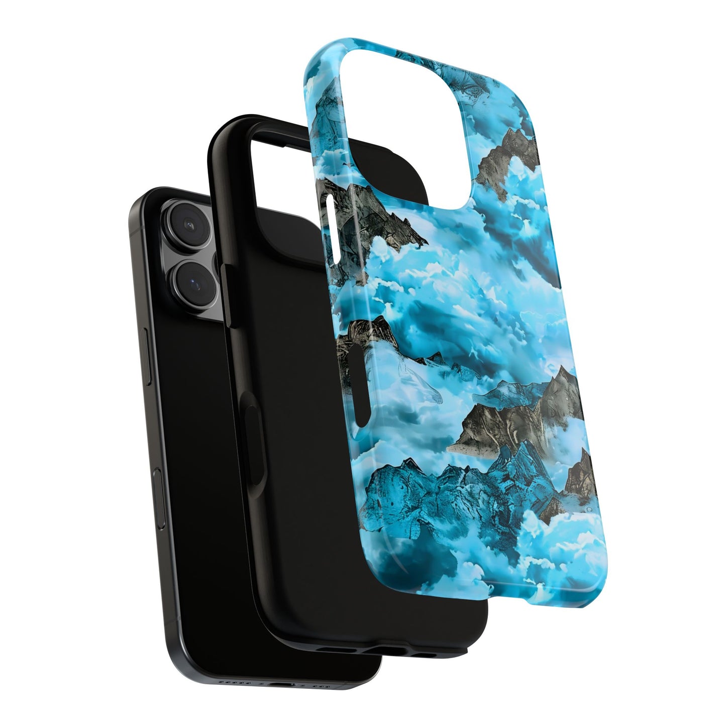 Mountain Wave Phone Case - Adventure Gear, Outdoor Gifts, Stylish Cases, Trendy Accessories, Nature Lovers
