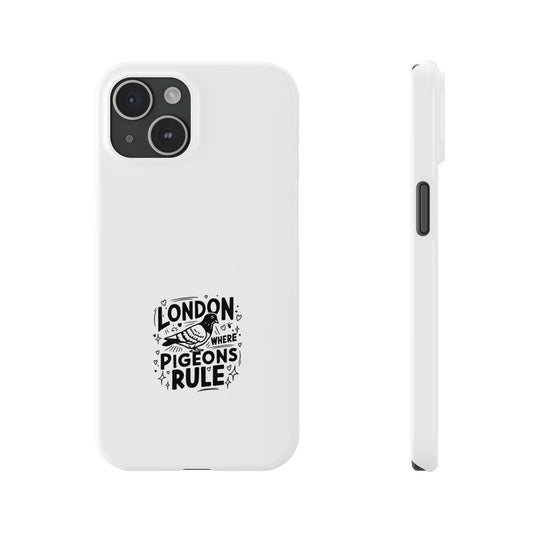 London Pigeon Rule Phone Cases, Cute Phone Accessories, London Souvenirs, Urban Chic, Gift for Travelers, Unique Phone Cover