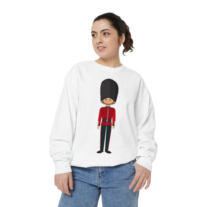 Unisex Garment-Dyed Sweatshirt - Cornwall’s Pride - Red Jacket at the Army Museum