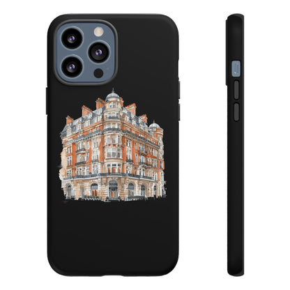 Cityscape Phone Case, Tough Phone Cover, Urban Art Case, Vintage Architecture Design, Gift for Travelers, Stylish Phone Accessory