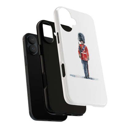British Royal Guard Phone Case - Tough Cases, Unique Phone Cover, Gift for Her, Cute Accessory, British Soldier Design