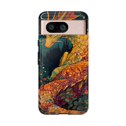 Dragon Art Phone Case, Tough Phone Cover, Fantasy Gift, Unique Mobile Accessory, Dragon Lover Gift, Stylish Protection