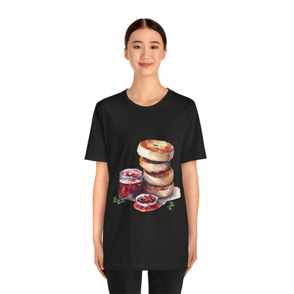 Unisex Jersey Short Sleeve Tee - Heritage on a Plate - Exploring British Cuisine