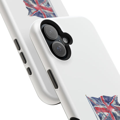 UK Flag Magnetic Tough Case, Durable Phone Cover, British Pride Accessory, Gift for Travelers, Patriot’s Tech Protector