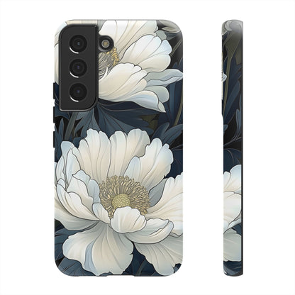 Elegant Floral Phone Case, Floral iPhone Cover, Flower Art Phone Case, Eco-Friendly Mobile Protection, Tough & Stylish Phone Case