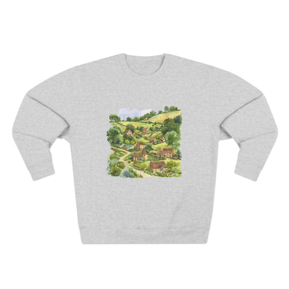 Unisex Crewneck Sweatshirt - Street London Aesthetics Urban Charm and Classic City Vibes