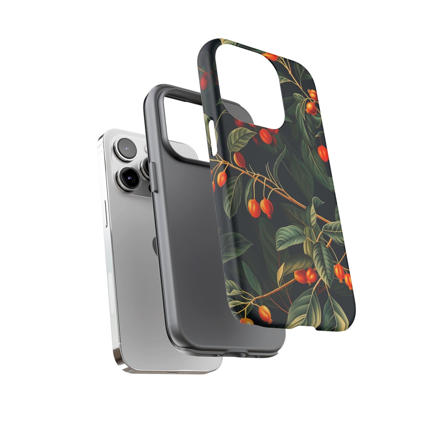 Tough Cases, Floral Phone Case, Nature-Inspired Tech, Unique Gift, Phone Accessory, Botanical Design, Fall Vibes