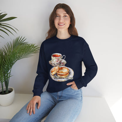 Unisex Heavy Blend™ Crewneck Sweatshirt - From Pies to Puddings - Classic British Dishes