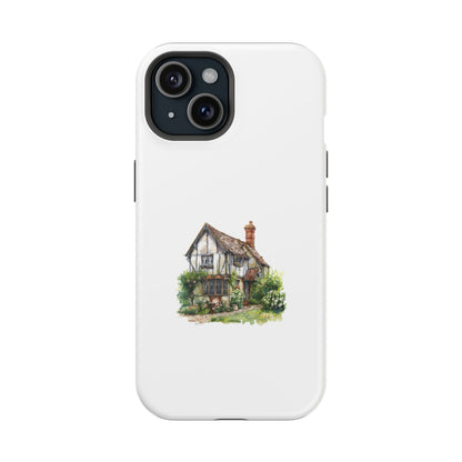 Magnetic Phone Cases, Whimsical Cottage Design, Unique Gift, Phone Accessory, Artful Cases for Nature Lovers, Customized Options
