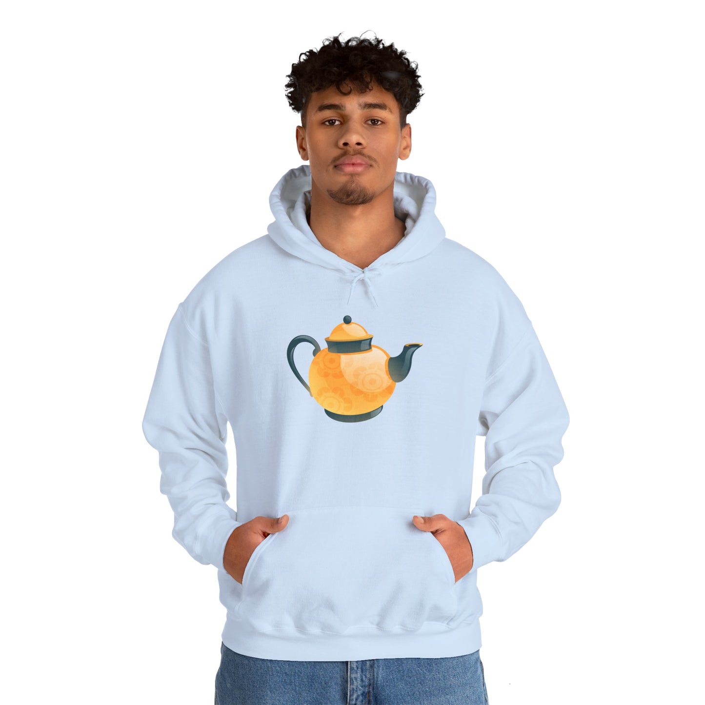 Unisex Heavy Blend™ Hooded Sweatshirt - Classy British Tea Kettle