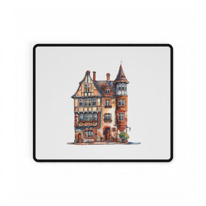 Charming Desk Mats with Whimsical House Design, Office Decor, Gift for Home Workers, Unique Desk Accessories, Desk Organization, [...]