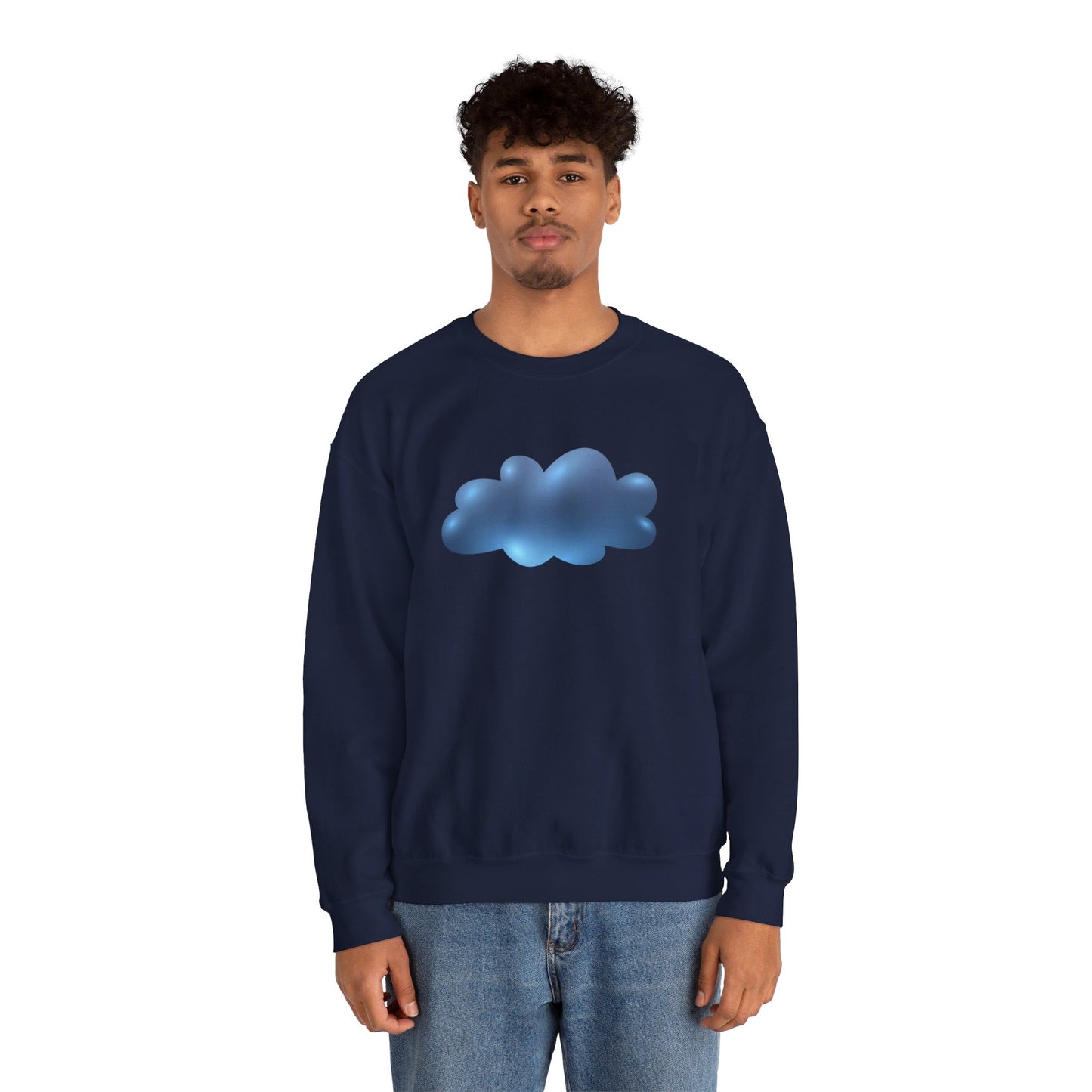 Unisex Heavy Blend™ Crewneck Sweatshirt Cozy - Serene Cloudscape