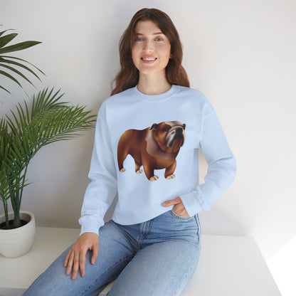 Unisex Heavy Blend™ Crewneck Sweatshirt - Adorable British Dog