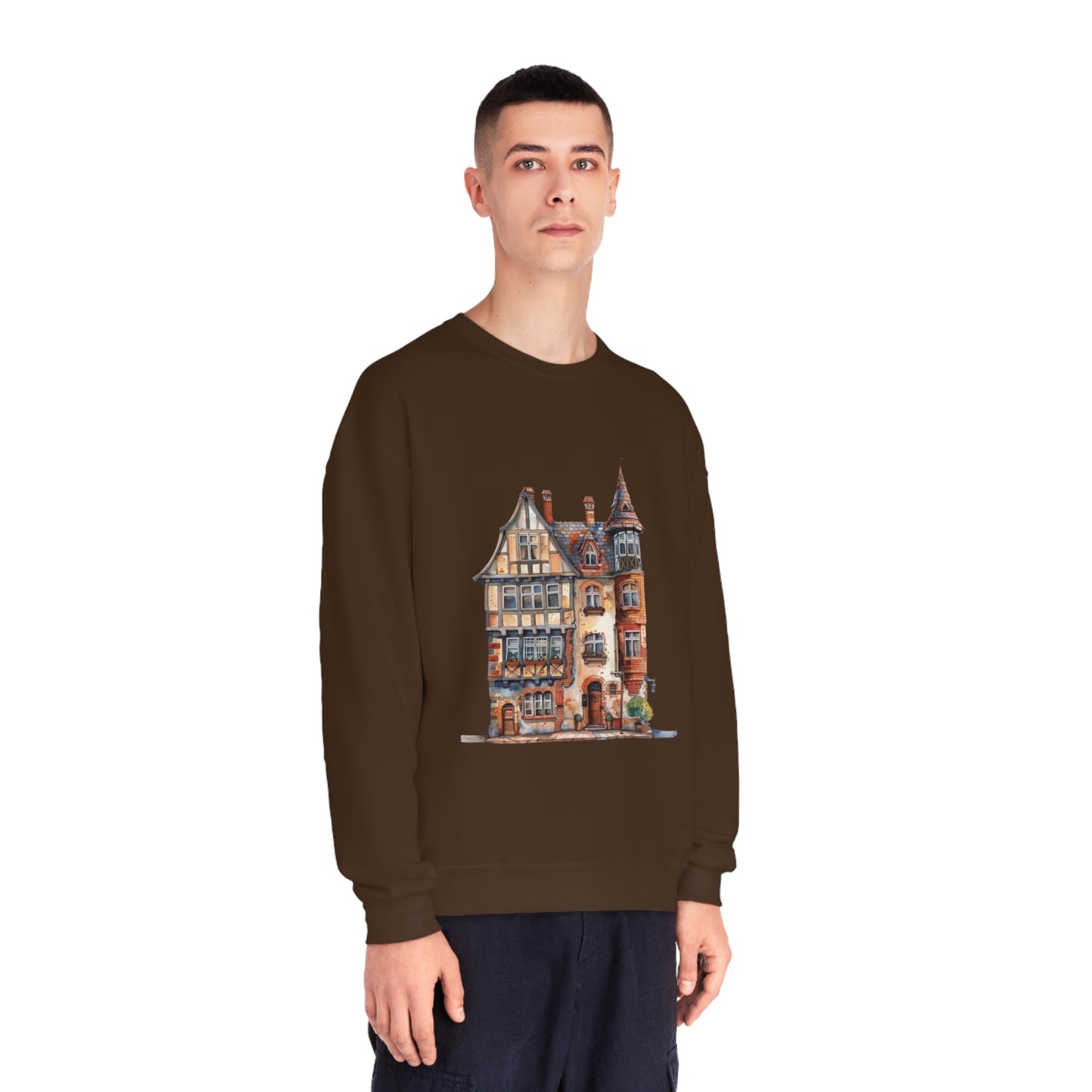 Unisex NuBlend® Crewneck Sweatshirt - Charming British House