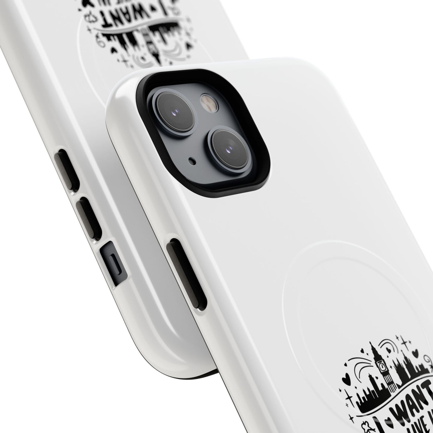 London Dream Tough Magnetic Phone Case, Chic Phone Cover, Ideal Gift for London Lovers, Functional Phone Accessory, Stylish Tech Gear