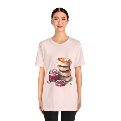 Unisex Jersey Short Sleeve Tee - Heritage on a Plate - Exploring British Cuisine