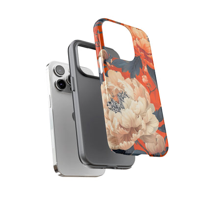 Floral Tough Case, Durable Floral Phone Case, Stylish Protection Case, Gift for Her, Spring Accessories, Mother’s Day Gift