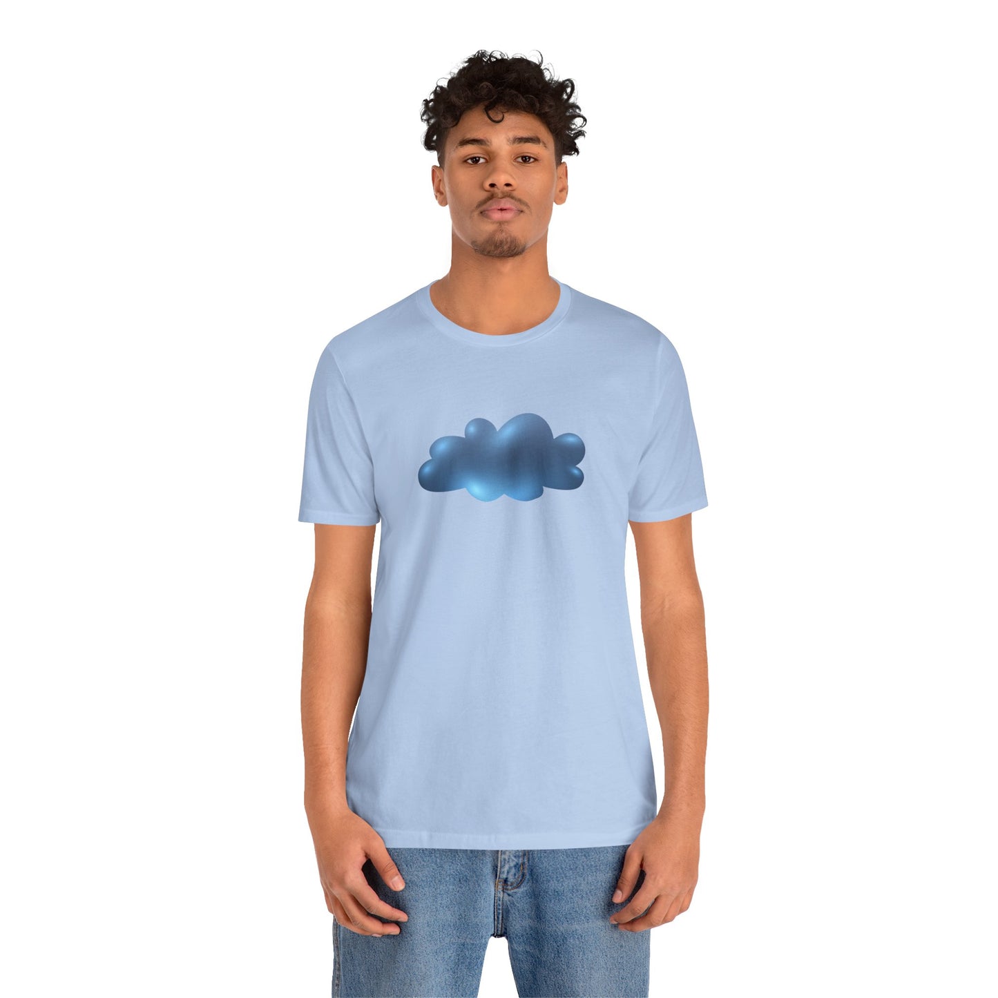 Unisex Jersey Short Sleeve Tee - Serene Cloudscape - Dreamy Cloud