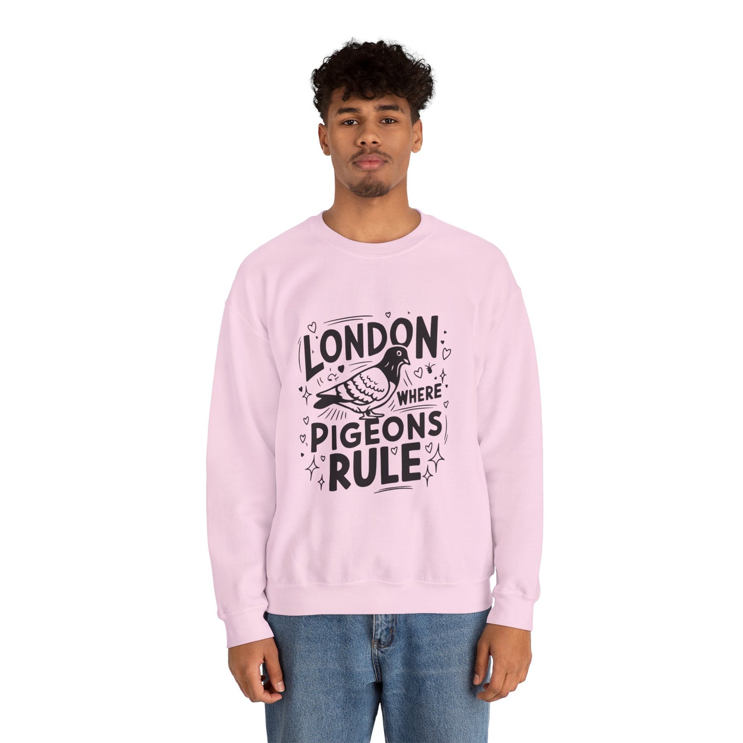 Unisex Heavy Blend™ Crewneck Sweatshirt - London where Pigeons Rule