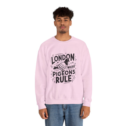 Unisex Heavy Blend™ Crewneck Sweatshirt - London where Pigeons Rule