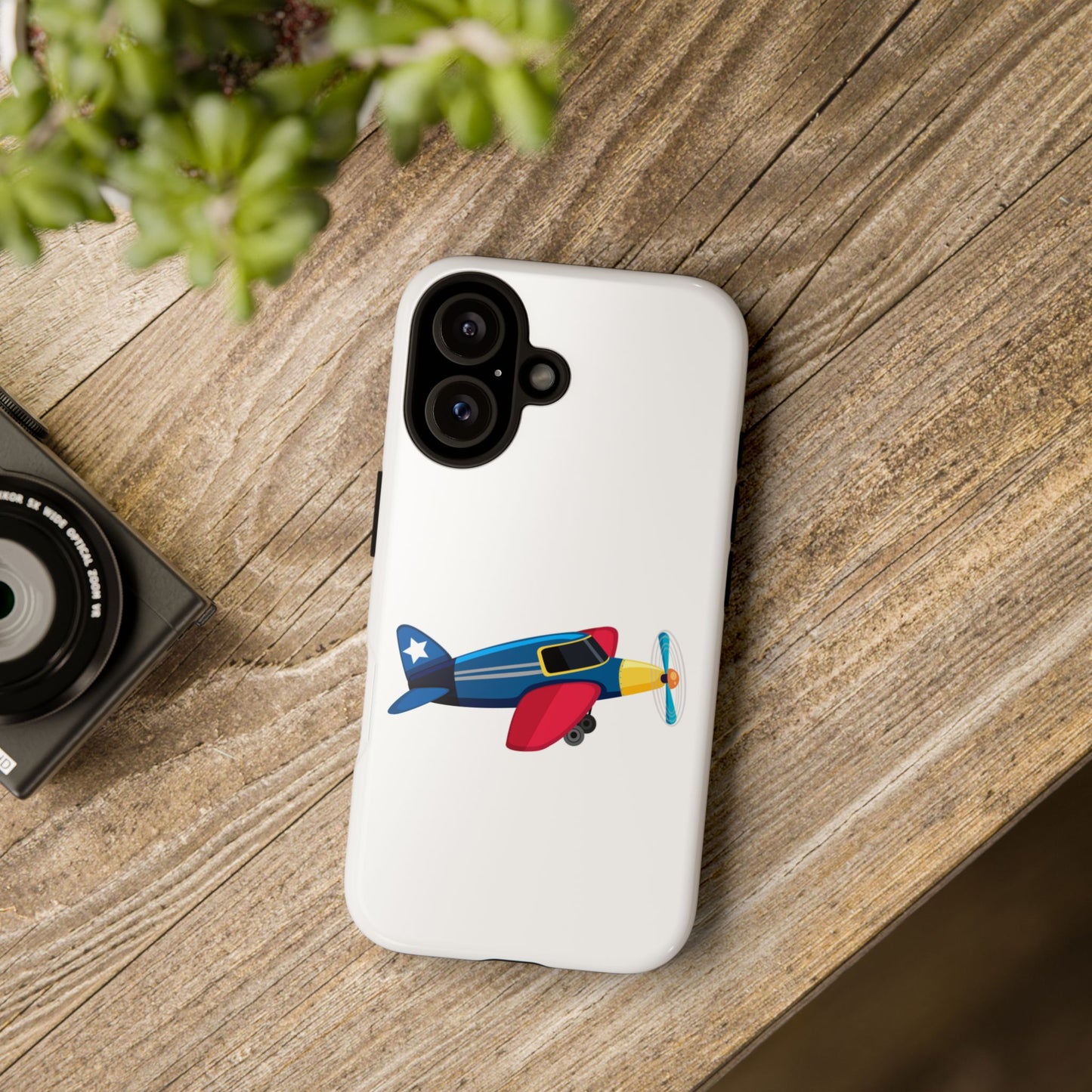 Colorful Airplane Phone Case - Tough and Stylish Protection for Aviation Enthusiasts
