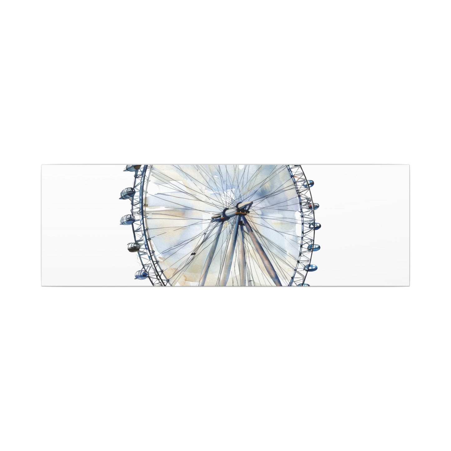 London Eye Canvas Print, Wall Art Decor, Travel Gift, Home Decoration, Unique Art Piece