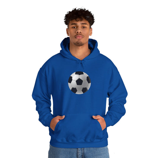 Dynamic Football Design - Sports Passion and Energetic Unisex Heavy Blend™ Hooded Sweatshirt