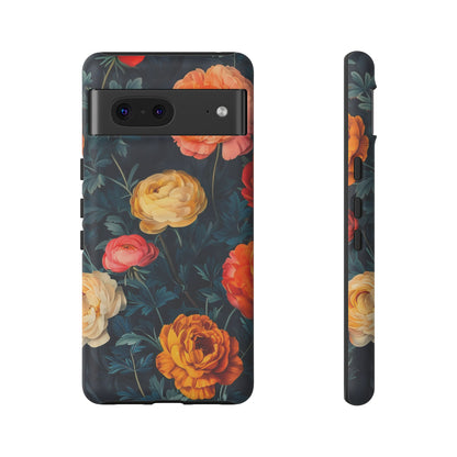 Floral Phone Case, Tough Cases for Phone Protection, Gift for Flower Lovers, Floral Designs, Spring Decor
