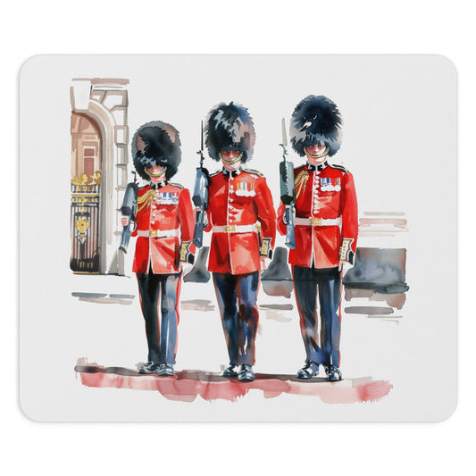 British Guardsmen Mouse Pad, Desktop Decor, Office Gift, Gamer Accessory, Unique Gift for England Lovers, Teacher Supplies