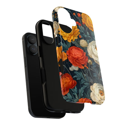 Floral Tough Case for Phones | Durable Floral Phone Cover, Boho Chic, Unique Gift for Her, Phone Protection, Flower Design