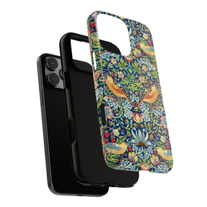 Floral Phone Case | Tough Cases, Stylish Protection, Unique Gift, Eco-Friendly, Floral Pattern, Bird Design