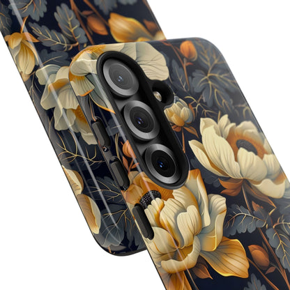 Floral Phone Case - Tough Cases, Stylish Mobile Cover, Flower Design, Holiday Gift, Trendy Accessory, Eco-Friendly Case