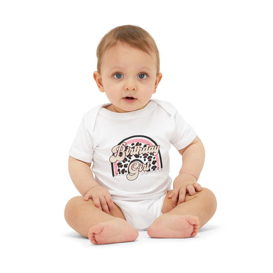Birthday Girl Infant Jersey One Piece - Cute Baby Bodysuit for Celebrating First Birthdays