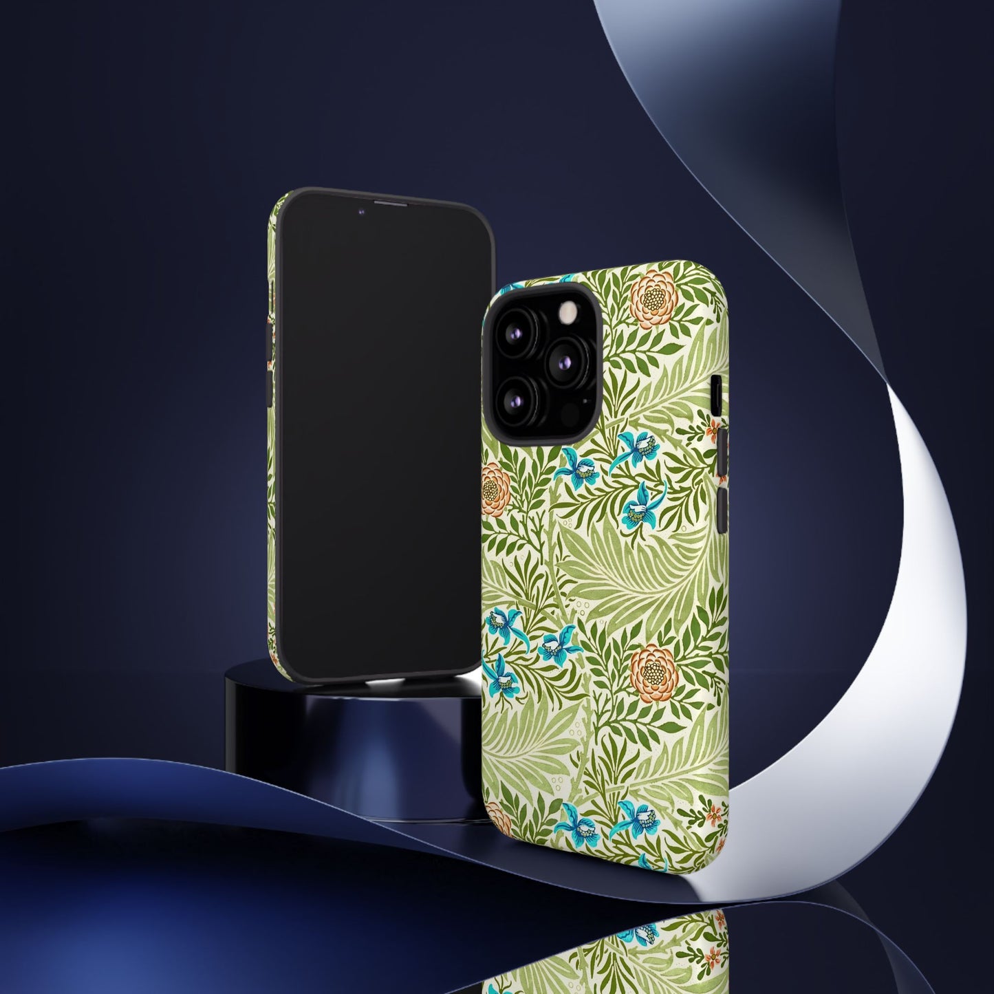 Tough Cases Phone Case, Botanical Print Phone Cover, Floral Smartphone Accessory, Nature-Inspired Tech Gear, Gift for Plant Lovers