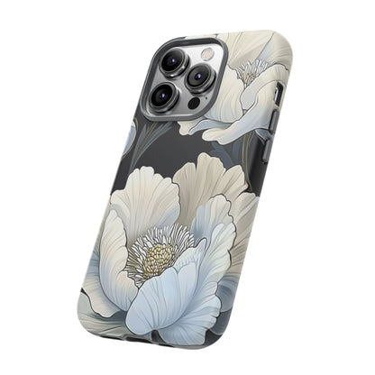 Floral Phone Case, Tough Cases for Women, Stylish Phone Cover, Floral Design Phone Protector, Nature Inspired Tech Accessories