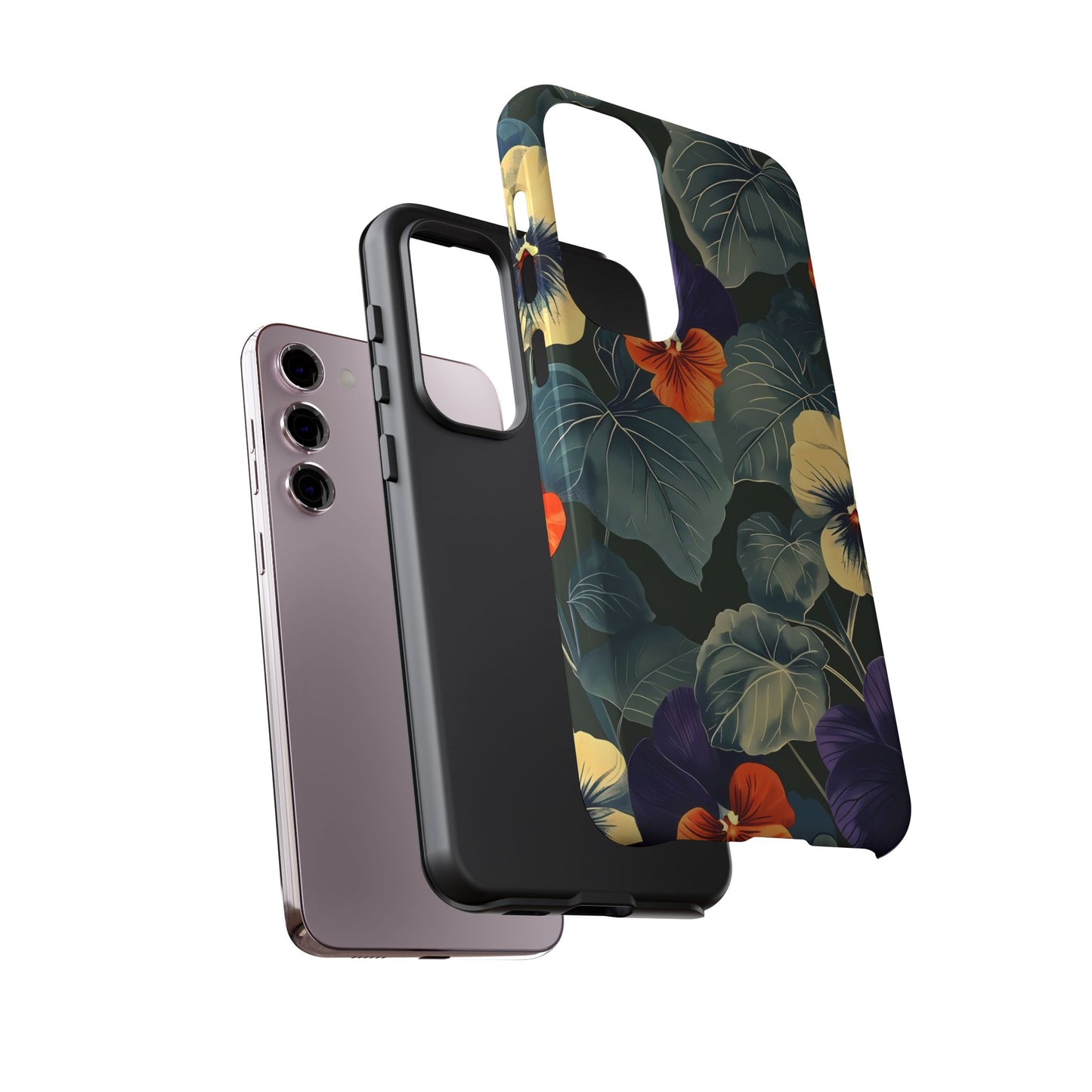 Tough Cases Floral iPhone Case, Tough Phone Cover, Stylish Floral Design, Gift for Her, Summer Vibe, Durable Protective Case
