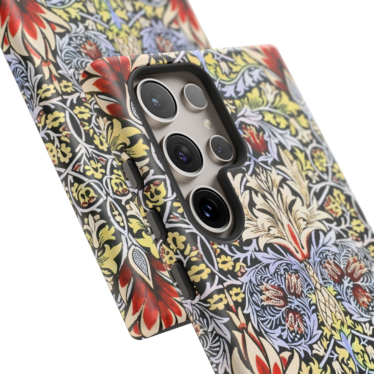 Stylish Phone Case - Floral Design, Tough Cases, Gift for Her, Phone Accessories, Trendy Tech, Unique Cell Phone Cover