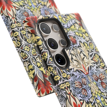 Stylish Phone Case - Floral Design, Tough Cases, Gift for Her, Phone Accessories, Trendy Tech, Unique Cell Phone Cover