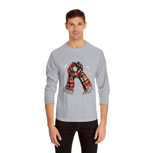 Unisex Classic Long Sleeve T-Shirt - Classic British Plaid Scarf