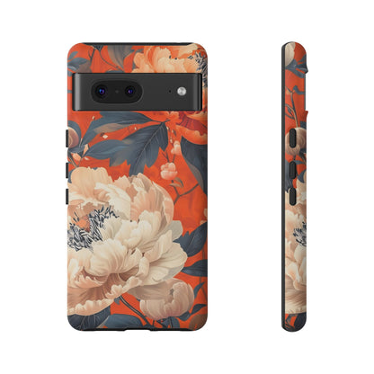 Floral Tough Case, Durable Floral Phone Case, Stylish Protection Case, Gift for Her, Spring Accessories, Mother’s Day Gift