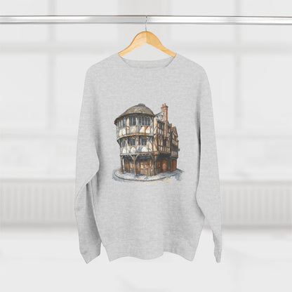 Unisex Crewneck Sweatshirt - London Pub Interior British Tavern