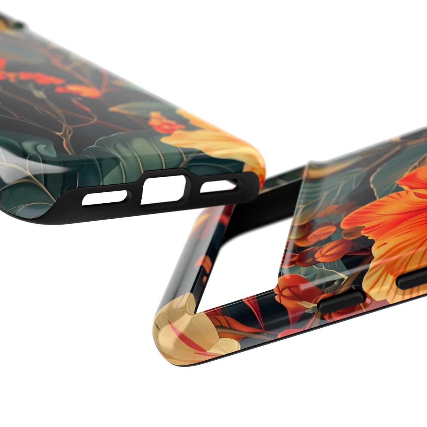 Tough Floral Phone Case | Tropical Vibe, Gift for Nature Lovers, Summer Beach Accessory, Floral Pattern, Trendy Phone Accessories
