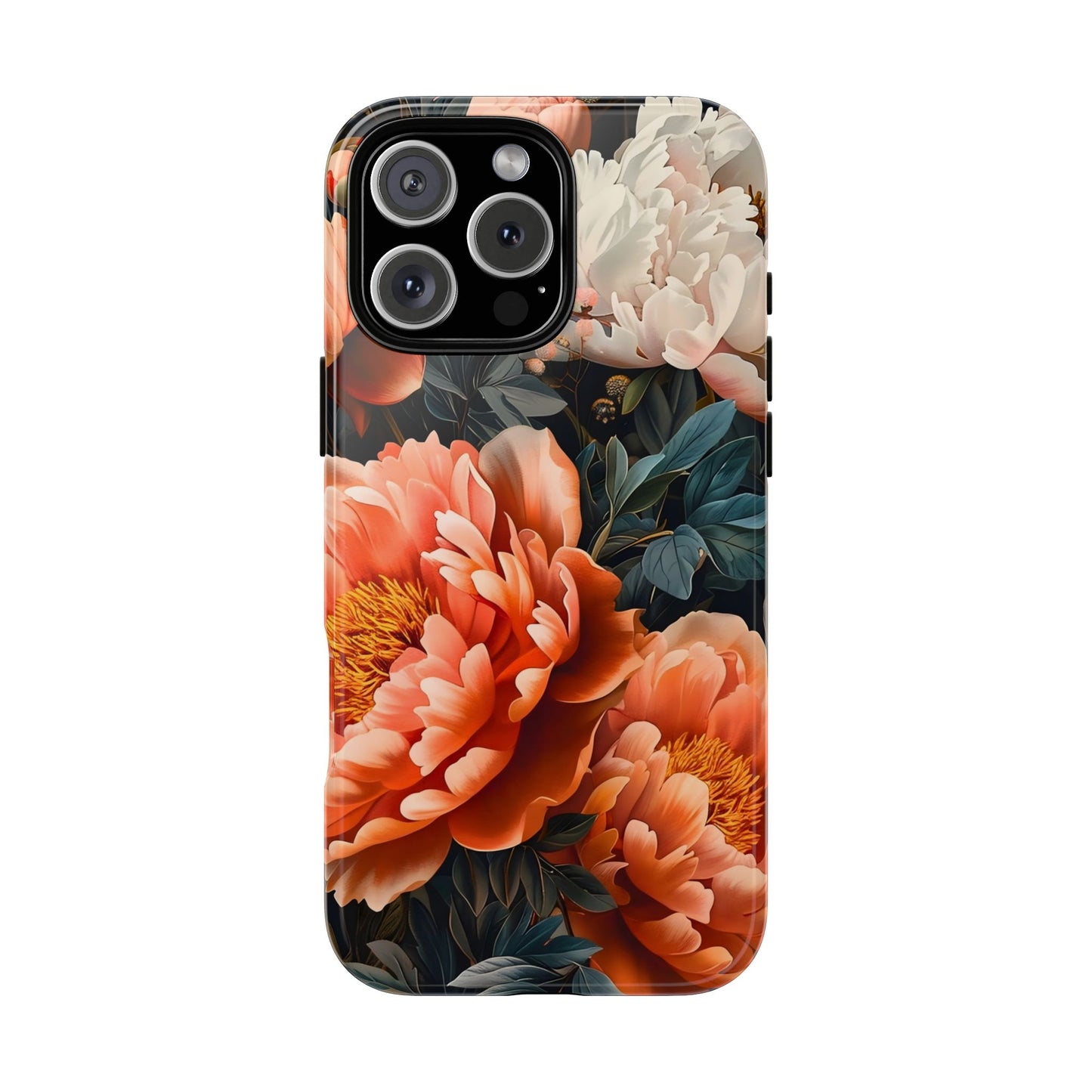 Floral Phone Case - Tough Cases, Durable Cover, Flower Design, Unique Gift, Phone Accessories