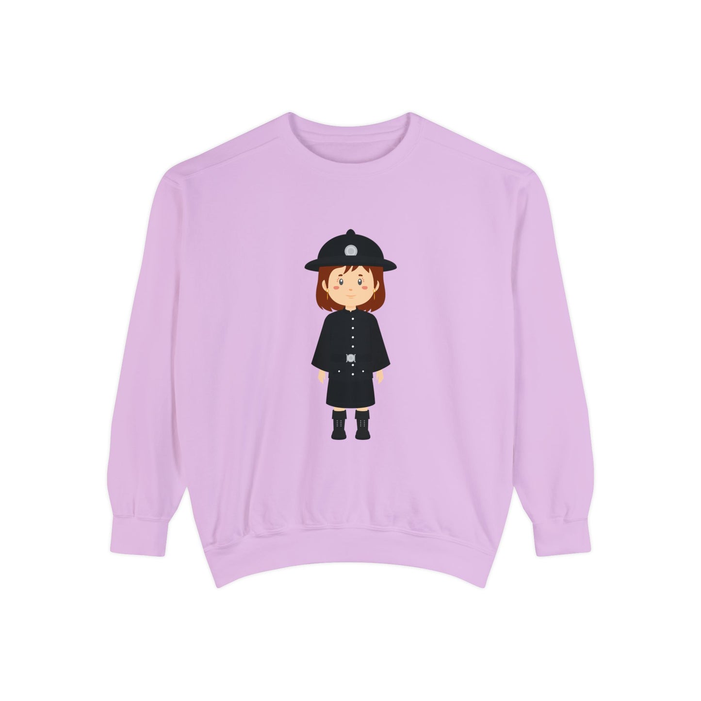 Unisex Garment-Dyed Sweatshirt - British Soldier - Classic Military Elegance and Honorable