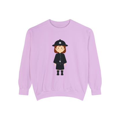 Unisex Garment-Dyed Sweatshirt - British Soldier - Classic Military Elegance and Honorable